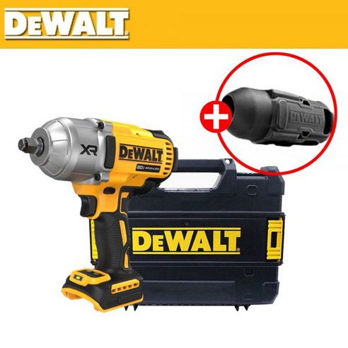 디월트 DCF961NT 20V 12 충전하이토크 임팩트 렌치 베어툴 케이스포함437411, DCF961본체+정품케이스+고무커버, 10cm, DCF961본체+정품케이스+고무커버