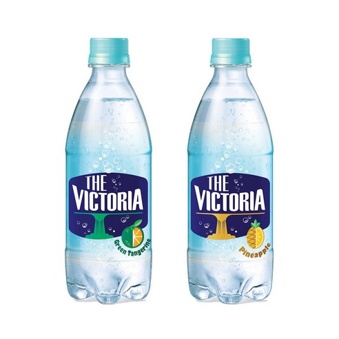 웅진 빅토리아 탄산수 500ml 청귤20펫+파인애플20펫 제로칼로리 탄산 강한 병 무설탕