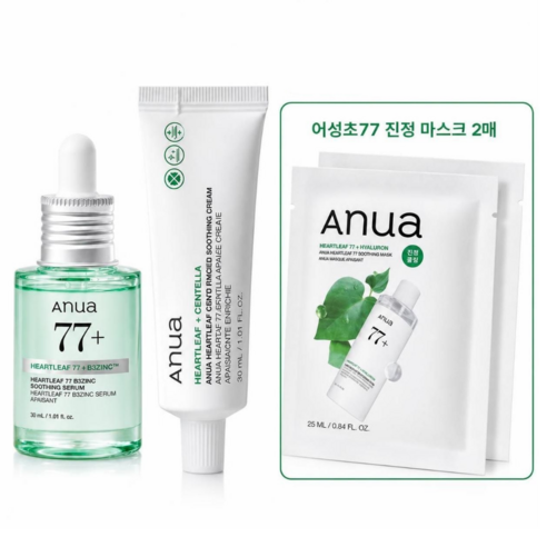 아누아 어성초 77 트러블 세럼 스팟크림 세트 (크림30ml + 세럼30... 솔직 후기 | 피부 타입별 분석 썸네일