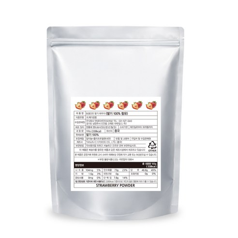 앤네이처 동결건조 딸기 파우더 100g, 1개