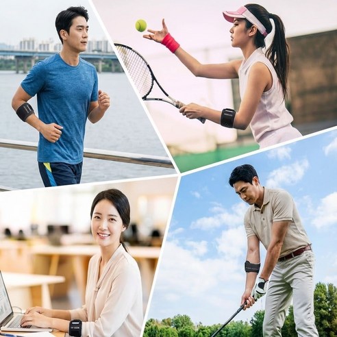 미국기술 핏제노 팔꿈치 엘보 보호대 이미지 2