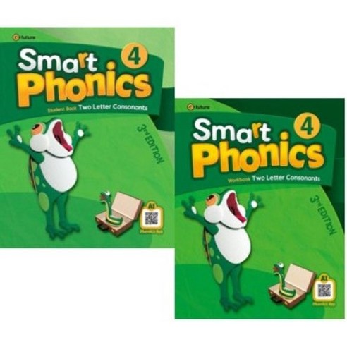 Smart Phonics 4 교재 워크북 세트(전2권) (3rd Edition), 이퓨쳐, 초보자