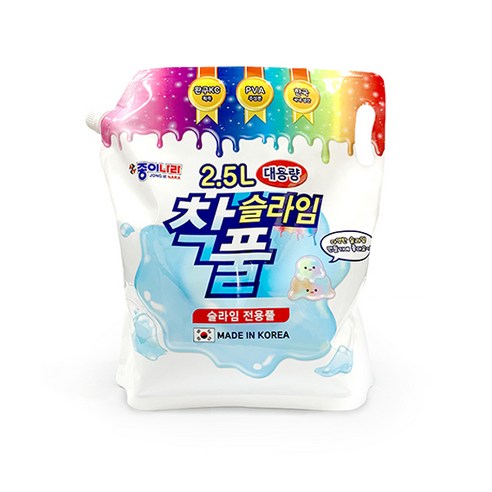 종이나라 착풀 2500ml 대용량 착붙는 풀 - 물풀 | 쿠팡