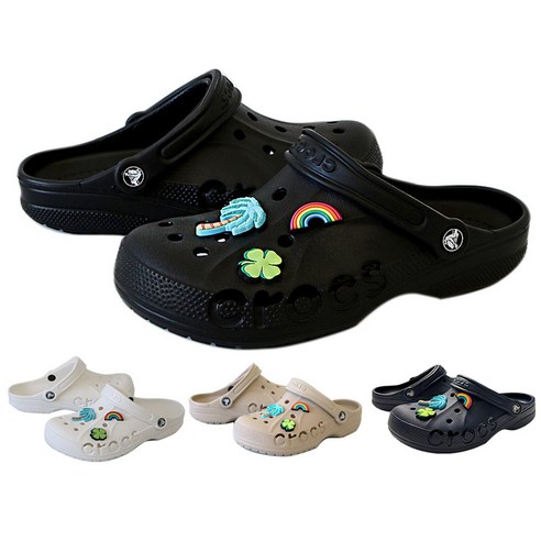 CROCS 정품 크록스 바야 클로그 슬리퍼 10126 레츄 악세사리