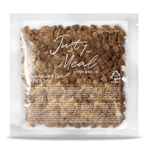 한끼뚝딱 전연령 강아지 황태담은 클래식 건식 사료 50g, 황태+양, 1개