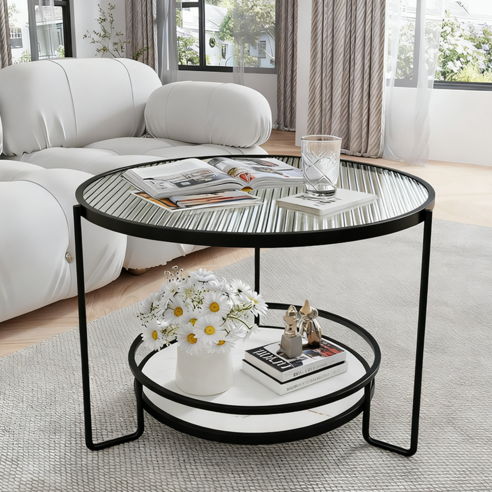 모던 심플 유리 탁자로 공간에 세련미를 더하세요!