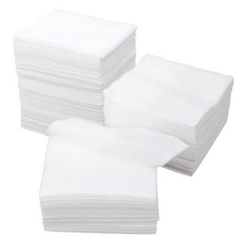 상처 관리에 사용되는 100pcs 부직포 거즈 스폰지 응급 처치 용품 멸균 거즈 패드 (접힌 크기 10x10cm 펴기 크기 ...