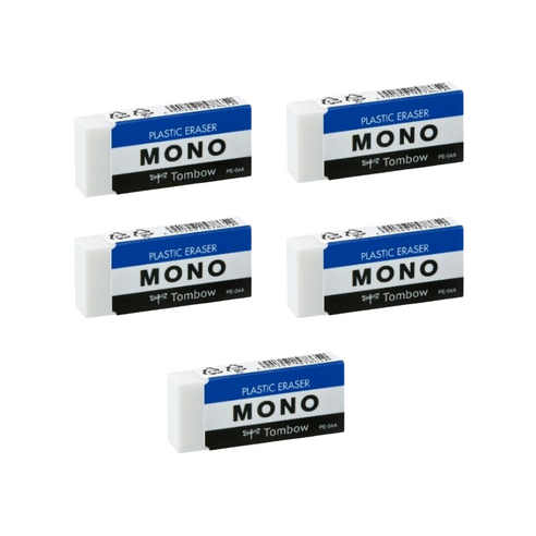MONO 지우개 스탠다드 소, 5개