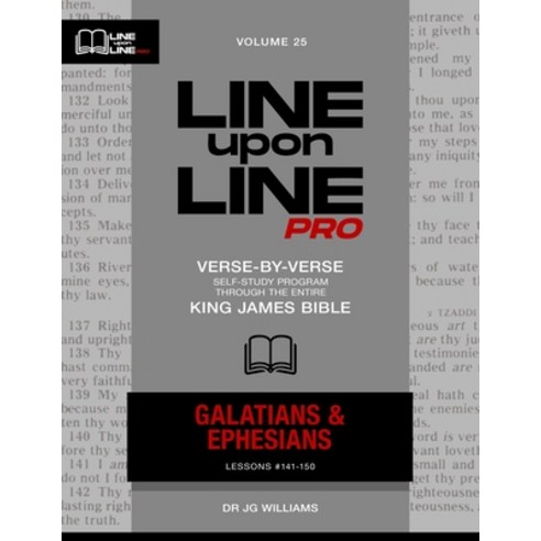 (영문도서)Galatians & Ephesians: Vol 25 - Line Upon Line PRO Bible Study Series Paperback, Independently Published, English, 9798279043781