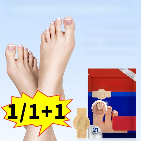 솔레르 기본형 발톱 패치 케어 밴드, 21개입, 1개