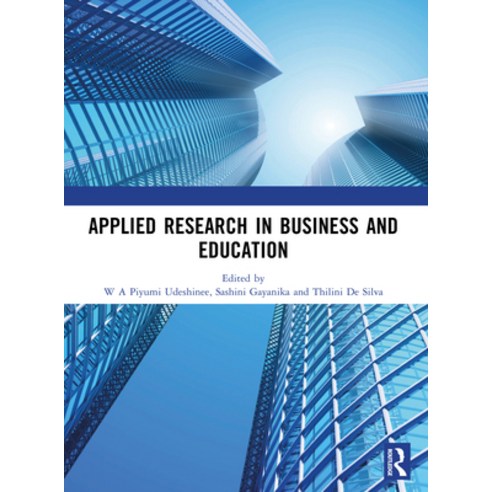 (영문도서)Applied Research in Business and Education Paperback, Routledge, English, 9781041240679