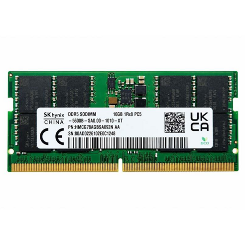 SK하이닉스 DDR5 44800 RAM 16GB 노트북용 5600Mhz 랩탑 메모리, 1개, 램 DDR5 5600 16GB