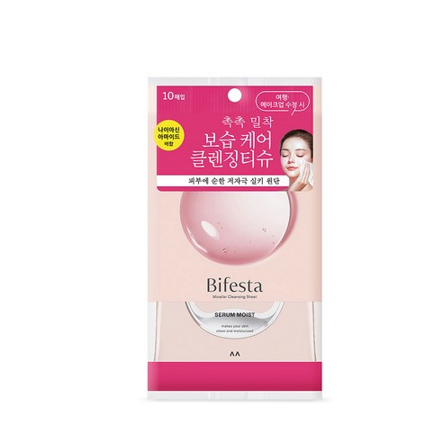 비페스타 미셀라 클렌징 시트 모이스트 이미지 2
