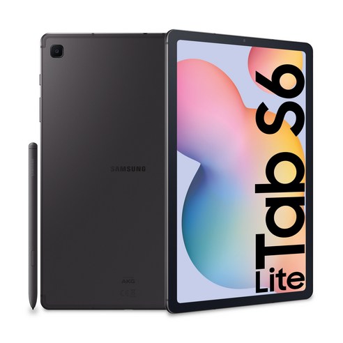 갤럭시탭 S6 Lite (본품+충전케이블+무상AS 6개월 보증 / 브이오라 단독구성), 그레이, 64GB, Wi-Fi