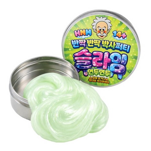 박사 퍼티 슬라임 연두 토이퍼티 손에 안묻는 퍼티 유리퍼티, 1개
