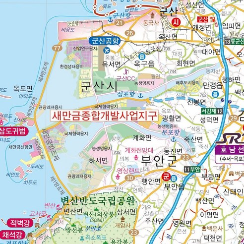 대한민국전도 대한민국지도 코팅 - 우리나라 전국 도로 여행 전도 전국여행지도 대한민국지도보기 여행지도단일상품