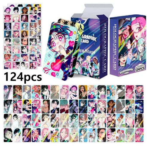 ALIENSTAGE 에일리언스테이지 카드스티커 소장용 포토카드 애니메이션 스티커 LOMO 엽서 XQ-1688-101176-6358421, 1세트, 에이스테