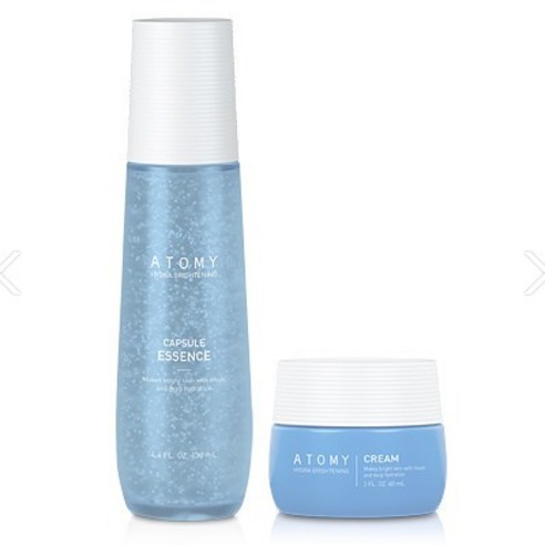 애터미 하이드라 브라이트닝 케어 세트 (130ml+60ml) 솔직 후기 | 피부 타입별 분석 썸네일