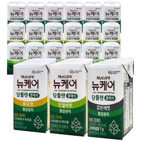 뉴케어 당플랜 혼합 호두 인절미 검은깨맛(18팩) 200ml, 18개 솔직 후기 | 실사용자 리뷰 분석 - 상품 이미지 1