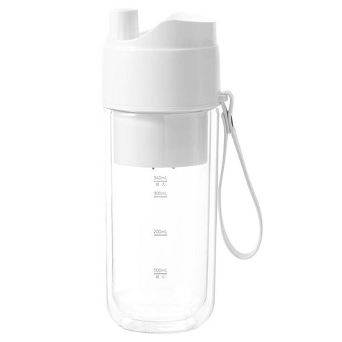 올레이크스 스탠딩 듀얼 레이어 믹서 텀블러 340ml, 화이트, OLK-GZ006A