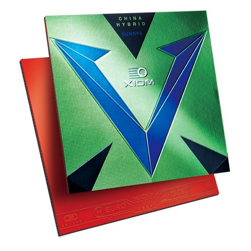 엑시옴 베가 유럽 H VEGA EUROPE HYBRID 탁구러버, 빨강 MAX, 1개
