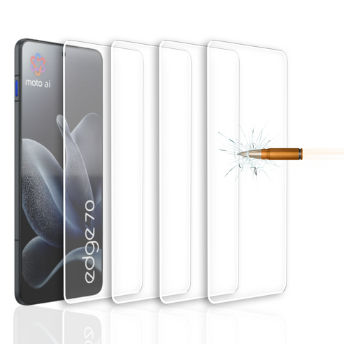 모토로라 엣지 70 액정 강화유리 방탄필름 4매
