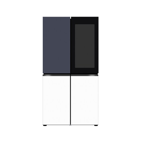 LG 디오스 AI 오브제컬렉션 STEM 베이직 냉장고 (노크온 더블매직스페이스) M876MNQ582S 854L