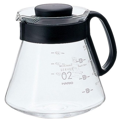 하리오 V60 레인지 서버, 1개, 600ml, 단품