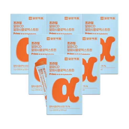 [박스당 30포] 일양약품 프라임 알파CD 알파시클로덱스트린 / 난소화성... 맛있게 먹은 솔직 후기 - 상품 이미지 1