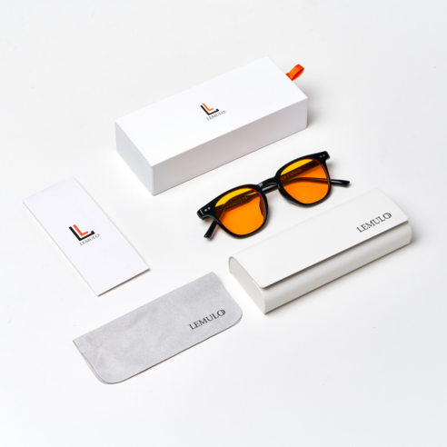 레무로 블루라이트 100%차단 안경 멜라토닌 4배 효과 수면유도안경