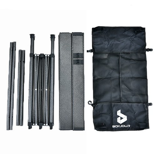 Bonjour 아웃도어 접이식 캠핑 테이블 휴대용 캠핑 경량 테이블 내모마성 스프레이 기술 이미지 2