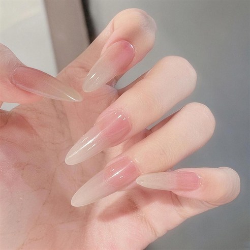 오이키 네일아트 붙이는 자연스러운 셀프 네일팁 374, 1개, 블러 그라데이션