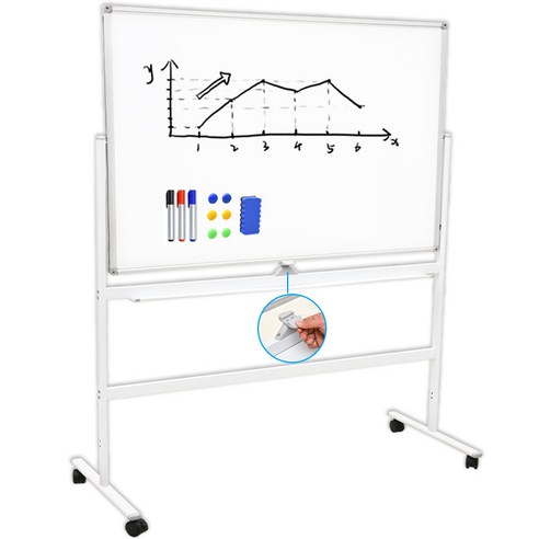 화이트보드 대형 화이트 보드 자석 화이트 보드 화이트보드+이동식스탠드 육아맘 솔직 후기 | 실사용 리뷰 - 상품 이미지 1