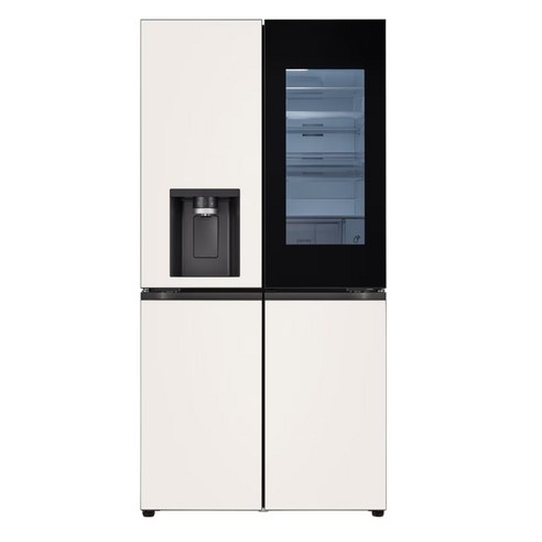 LG 디오스 오브제컬렉션 STEM 얼음정수 냉장고 (노크온 매직스페이스) 820L 2등급 J825GBB442
