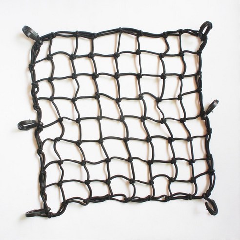 오토바이 고급형 그물망 혼다 야마하 바이크 호환 헬맷 고정 38X38cm, 1개, 블랙
