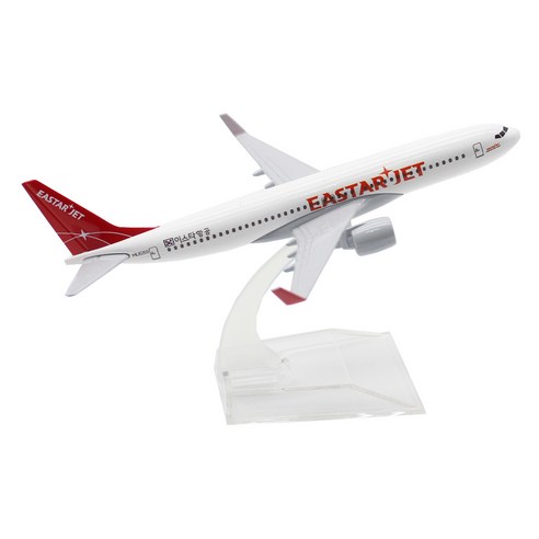 JJC 비행기 모형 16cm 1:400 ~ 20cm 1:300 다이캐스트 장식용 소형 모형항공기, 1개, 이스타항공 B737- 1:400 - 16cm