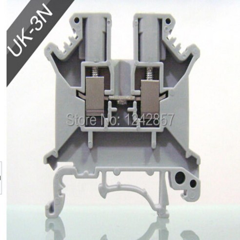 UK3N 100pcs 영국 시리즈 터미널 블록/연결 슈트 DIN 레일 피닉스 대신 ZB5 선물 - 배터리터미널 | 쿠팡
