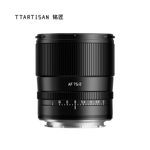 TTAritisan 티티아티산 AF 75mm F2 대개방 조리개 풀프레임 자동 초점 렌즈 소니 FE 마운트 니콘 Z 마운트 파나소닉 L 마운트 호환, L Mount,블랙