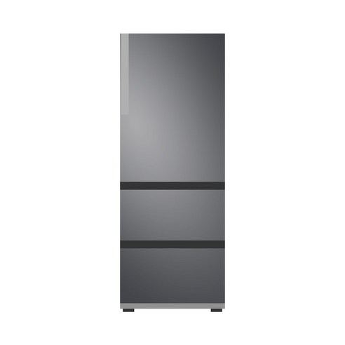 삼성전자 김치플러스 328L 3도어 김치냉장고 방문설치, RQ33C71G1S9, 리파인드 이녹스