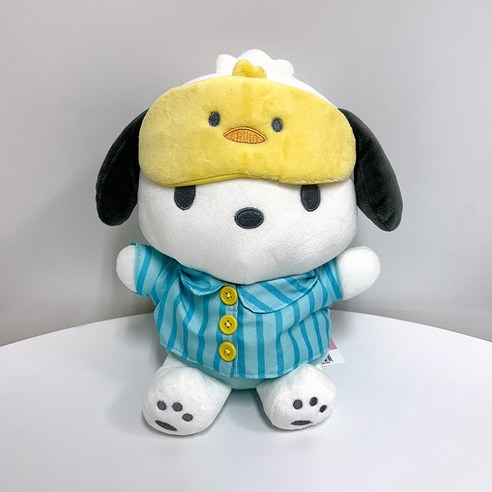 산리오 인형 정품 파자마 중형인형 (쇼핑백제공), 포차코, 1개, 25cm