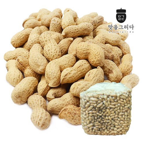 맛을그리다 볶음 피땅콩 5kg (관땅콩) / 25년 햇땅콩 껍질땅콩 정월대보름 부럼 대용량 견과류