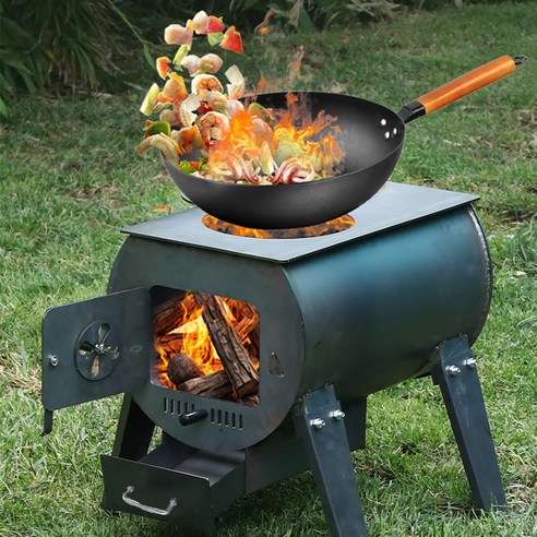 캠핑의 낭만을 더하는 비더블유비 화목난로