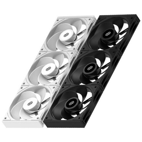 3RSYS Silence GI 120N 데이지체인 리버스 3팩 블랙, 1개, Silence GI 120-N 데이지체인 리버스 3팩