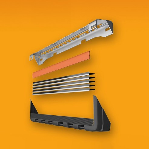 비브랜드 5중 면도날 + 면도기 질레트 호환용 이미지 2