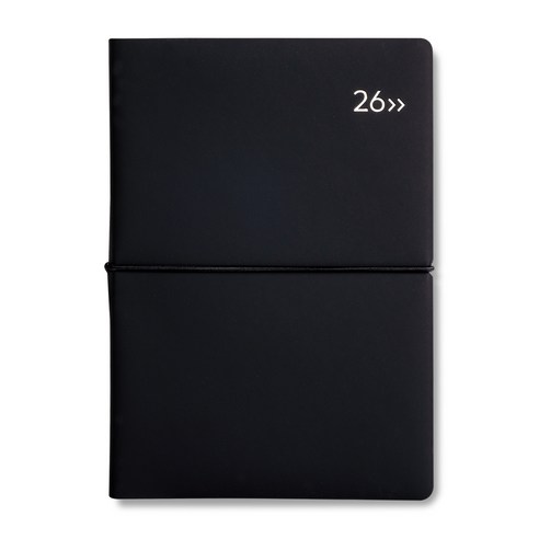 2026 다이어리 날짜형 위클리 주간식 다이어리 B6 디커버다이어리 DV PRO1, 블랙