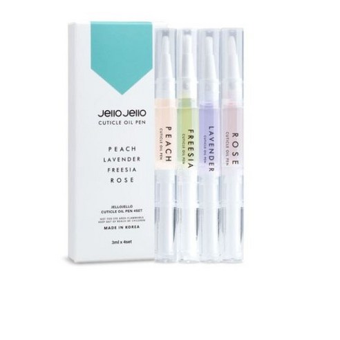 젤로젤로 큐티클 네일 오일펜 4종 세트 12ml × 2개