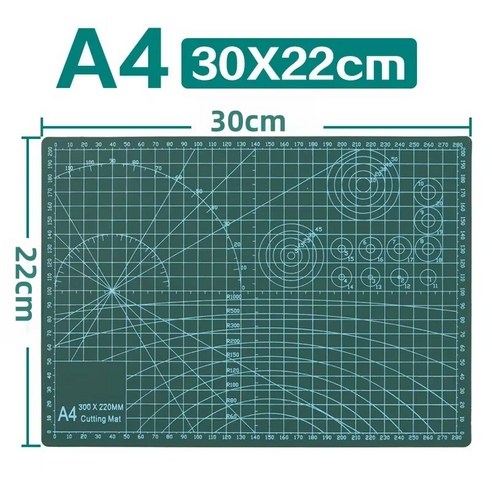 인포멀스 데스크 커팅매트 A4, 녹색