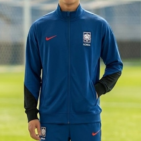 나이키 대한민국 스트라이크 드라이 핏 니트 남성 트랙 자켓 축구 트레이닝복 국가대표 유니폼 저지 국대 집업 상의