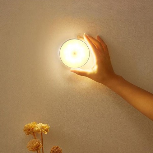 무선 LED 센서등 쿨화이트 화장실 신발장 현관문 충전식