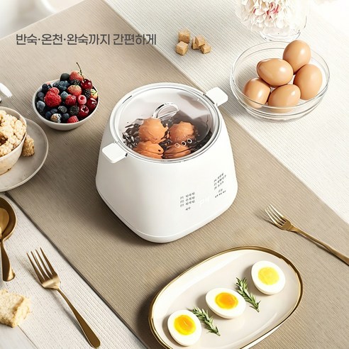 2단 프리미엄 계란찜기 자동타이머 예약기능 다용도 전기찜기, JRS-450